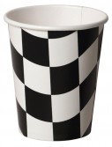 Black and White Check 9 oz. Paper Cups (8 count)