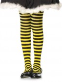 Striped (Black/Yellow) Child Tights