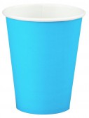 Bermuda Blue (Turquoise) 9 oz. Paper Cups (24 count)