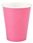 Candy Pink (Hot Pink) 9 oz. Cups (24 count)