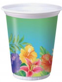 Hibiscus Heat 16 oz. Plastic Cups (8 count)