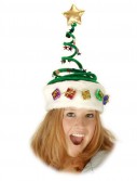 Deluxe Springy Christmas Tree Hat