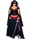 Lady Zorro Adult Plus Costume