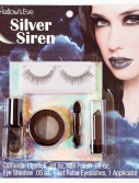 Hallow's Eve Silver Siren Makeup and False Eyelashes Kit Adult