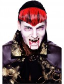 Gothic Widows Peak Red Hairpiece Adult