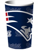 New England Patriots 22 oz. Hard Plastic Cup