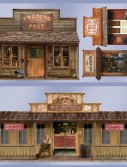 5' Wild West Town Props Wall Add-Ons
