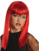 Glitter Vamp Red Child Wig