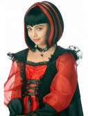 Vampire Girl Black/Red Wig