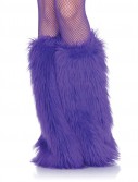Furry Purple Leg Warmers
