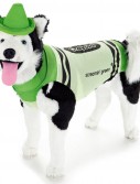 Crayola Green Crayon Pet Costume - Clearance Size Small