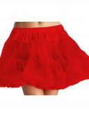 Layered Tulle Petticoat Red - Plus