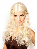 Platinum Blonde Dragon Princess Medieval Braided Wig