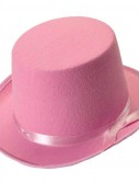 Pink Felt Top Hat