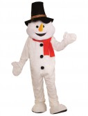 Snowman Plush Economical Mascot Adult Costume