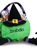 Witch Embroidered Plush Treat Pail