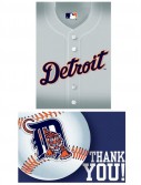 Detroit Tigers Baseball - Invitation and Thank You Combo (8 each)