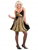 70's Disco Gold Dress Adult Costume