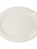 White Molded Turkey Platter
