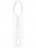 White Formal Flatware - Spoons (20)