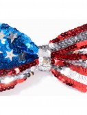 Patriotic Sequin Bow Tie