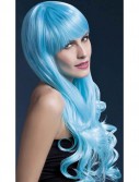 Fever Emily Trendy Long 2-Tone Blue Wig With Bangs