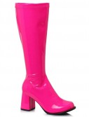 Neon Fuchsia Womens Gogo Boots