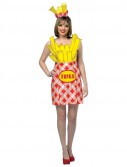 French Fries Womens Dress Costume