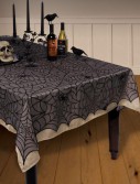 Halloween Spiderweb Lace Tablecover