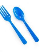 Blue Forks Spoons (8 each)
