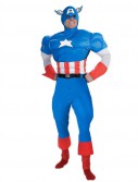 Captain America Deluxe Muscle Teen Costume