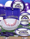 Colorado Rockies Baseball Deluxe Party Kit