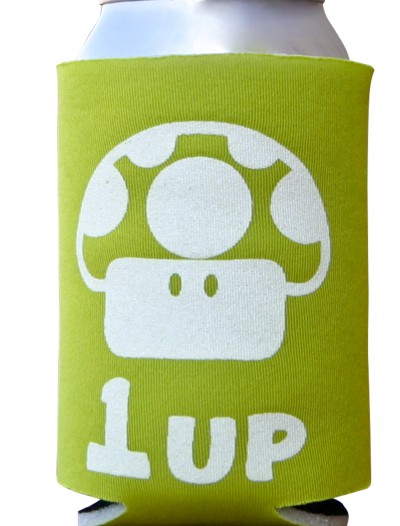 1 Up Mario Can Koozie