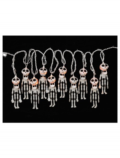 10 Ct. Electric Skeleton String Lights Set