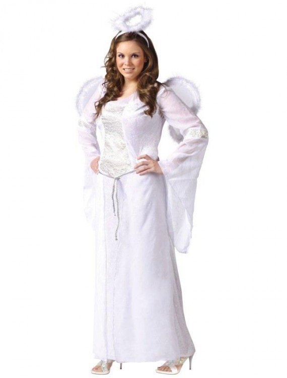 Heavenly Angel White Adult Plus Costume