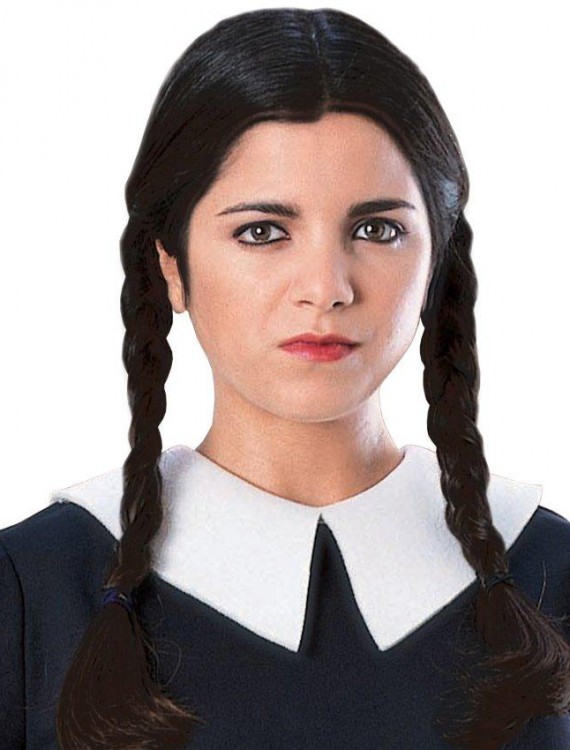 The Addams Family Wednesday Wig Adult