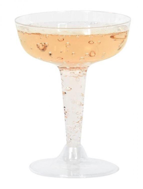 Plastic 4 oz. Champagne Glasses (20 count)