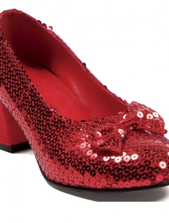 Judy Sequin (Red) Adult Shoes