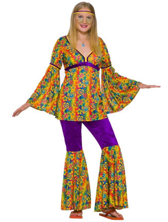 Purple Haze Hippie Teen Costume