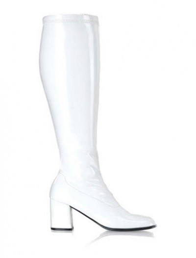 Gogo (White) Adult Boots - Wide Width