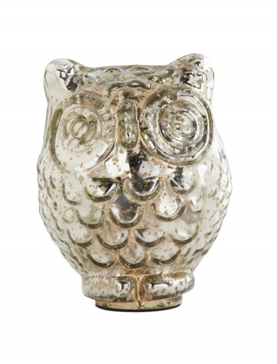 6 Inch Mercury Owl with Large Eyes