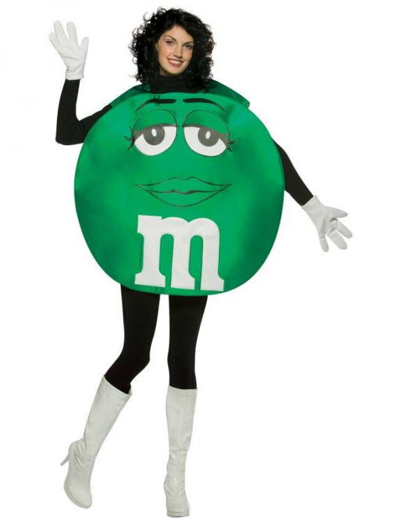 MMs Green Poncho Adult Costume