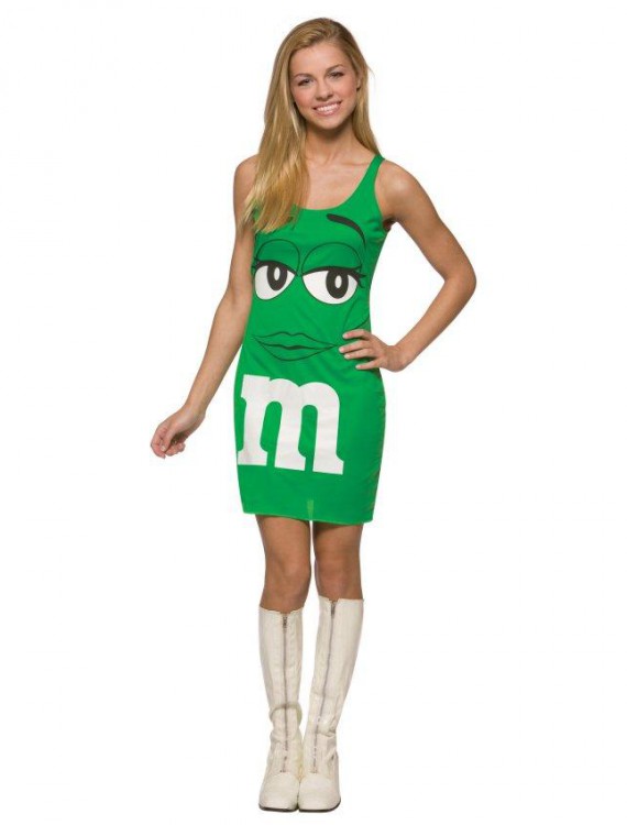 MM Green Tank Dress Teen Costume