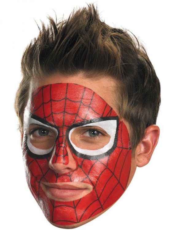 Spider-Man Face Tattoo