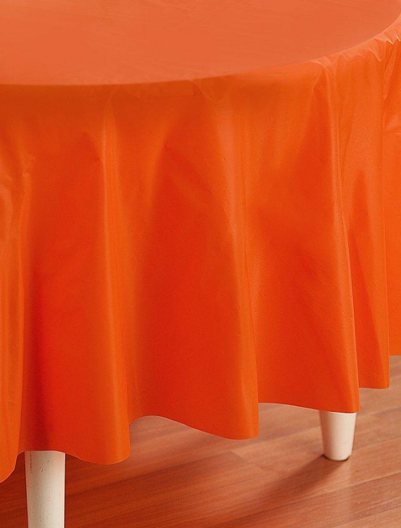 Sunkissed Orange (Orange) Round Tablecover