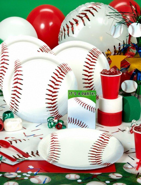 Baseball Fan Birthday Deluxe Party Kit