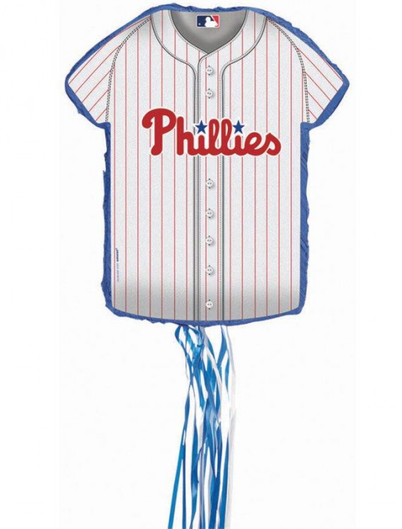 Philadelphia Phillies Baseball - Shirt Shaped Pull-String Pinata