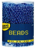 Bead Necklaces - Blue (50 count)