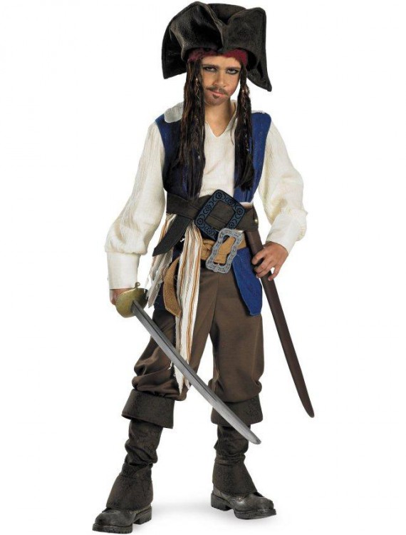 Pirates of the Caribbean 4 On Stranger Tides - Captain Jack Sparrow Child Costume