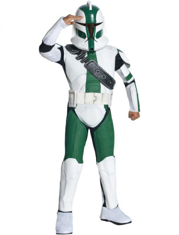 Star Wars The Clone Wars - Clone Trooper Commander Gree Child Costume